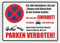 Kiwistar UG - PVC Schild - Hier ist eine Einfahrt! Parken verboten Namen tanzen Parkplatz - 42 x 30cm