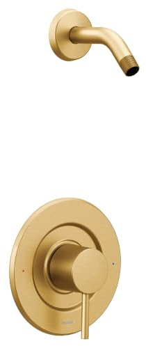 Moen Align Brushed Gold Posi-Temp Shower Trim Kit, T2192NHBG