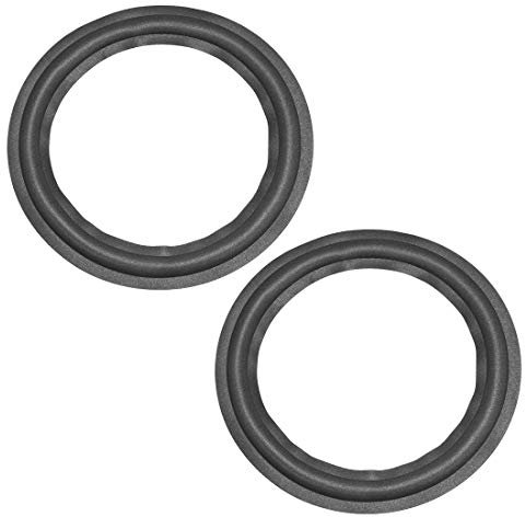 sourcing map 10 10 Inch Speaker Foam Edge Wraparound Fitting for Speaker Repair or DIY 2pcs