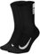 Nike Herren Multiplier Crew Socken, Black/White, L (2er Pack)