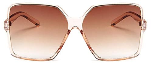 Dollger Oversized Sunglasses for Women Large Frame Square Sunglasses 100% UV Protection Brown Frame Brown Lens