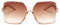 Dollger Oversized Sunglasses for Women Large Frame Square Sunglasses 100% UV Protection Brown Frame Brown Lens