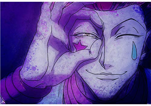 ncvoslsdif DIY Diamantmalerei Wandkunst Hunter X Hunter Kreuzstich Bilder 5d Stickerei Japanischer Anime Handmade Full Square Drill Home 30 × 40