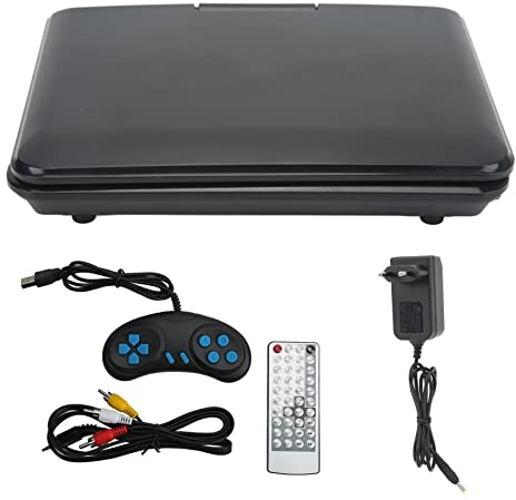 Reproductor de Vídeo para Reposacabezas de Coche, Reproductor de DVD Portátil de 1080P, Pantalla Giratoria HD de 7 Pulgadas, Compatible con Tarjeta de Memoria USB, Reproductor de Vídeo MP5 para Coche,