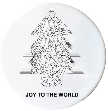 SMARTYPANTS Joy To The World Christmas Bauble - Novelty Music 80's English Rock Pop Band Christmas Festive Holiday Xmas Tree Hanging Home Decoration Ornament Gift Present (Ceramic Prime)