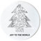 Joy To The World Weihnachtskugel – Neuheit Musik 80er Jahre Englisch Rock Pop Band Weihnachten Festlich Urlaub Weihnachtsbaum Hängende Dekoration Ornament Geschenk (Keramik Prime)