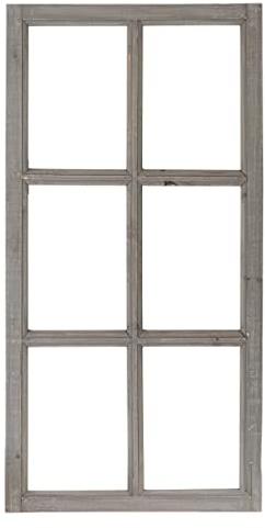 Blümelhuber Deko Vintage Stallfenster im Landhausstil - Boho Deko Fenster - Holz Dekofenster - Hochzeitsdeko
