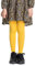 LORES Collants opaques pour fille, Avec pied, Pour l'école de danse classique, 40 deniers, Jaune, 146/152 cm