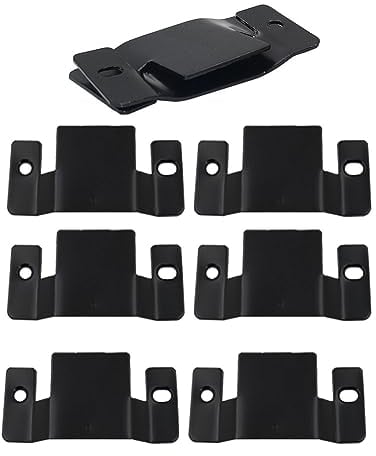 Lokatall Staffa per montaggio a filo, 8 pezzi, connettori ad incastro per mobili e divani, resistenti, per testiera, divano, spogliatoio, specchio, montaggio a parete (96 x 43 mm)