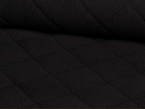2,5 Meter Polsterstoff Webstoff Bezugstoff Alcala Gesteppt 14 Schwarz