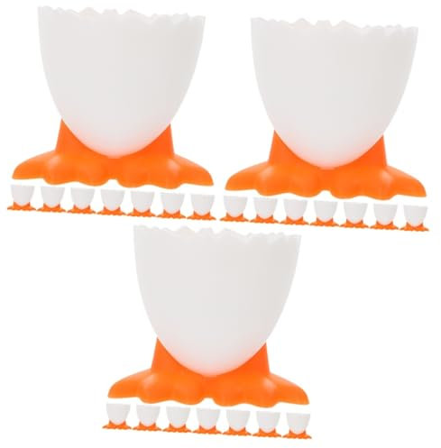 24 contenitori per uova sode, in , per la colazione bambini, in silicone, con uova sode, per frigorifero
