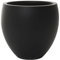 VIVANNO Pot de Fleurs en Fibre de Verre Pluto Anthracite (30x30 cm)