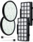 SOSALUK 2 Lot Filtres pour Rowenta X-Trem Power Cyclonic RO69xx RO72xx ZR006001 - Filtre Aspirateur pour Rowenta Silence Force Cyclonic RO72xx - RO6984EA RO6941EA RO7230EA RO7260EA Rechange
