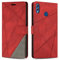 SONWO Coque pour Honor 8X / Honor 9X Lite, Protection Housse Etui en Cuir PU Portefeuille avec Emplacements Cartes et Fonction Support pour Honor 8X / Honor 9X Lite, Rouge