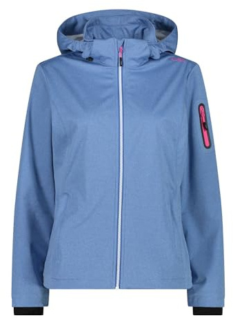CMP Damen Light Melange Softshell Jacke, provenza mel, M