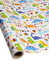 RayofSun Dinosaurier-Geschenkpapierrollen – Happy Birthday Geschenkpapierrollen für Jungen – niedliches Dino-Geschenkpapier für Geburtstag, Urlaub, Babyparty, Weihnachten, 43,2 cm x 18,3 m pro Rolle