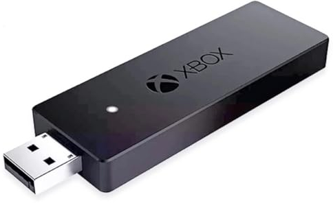 Muddlepaw Wireless Adapter for Xbox One Controllers - Compatible with Xbox One/One S/One X/Elite 1/Elite 2, Works with PC, Laptops, Tablets, Windows 7/8/10