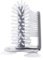YUANHONGJIAN Bottle Brush Glass Cleaner Glass Washing Brushes Pvc Cleaning Brush Scrubbers With Suction Cup For Kitchen Bar Beer Long Leg Cup Cleaning Tool. (grey)
