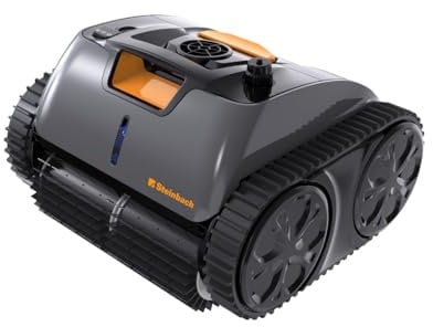 Steinbach Poolrunner SMART RXB 450 – 061502Y – Poolsauger mit App-Steuerung für Pools mit bis zu 40 m² Bodenfläche – Bis zu 150 Minuten Akkulaufzeit – Auch für Salzwasser geeignet