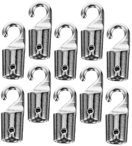 HYTROVE 10pezzi Ganci Per Bastoni Tende Verticali Ganci Per Persiane Accessori Per Tende Facile Installazione e Uso Compatibili Con Diversi Modelli Di Bastoni e Maniglie