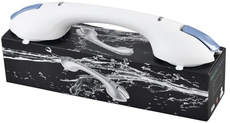 Daren Medical Suction Grab Bars for Bathtubs and Showers, Heavy Duty Shower Handle Removable Shower Handrails for Kids and Elderly, Bathroom Safety Grip Waterproof(White)
