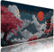 Alfombrilla Ratón XXL Nero Accesorios Escritorio Protector Mesa Tapete Tramonto Alfombrilla Gaming Mouse Pad 500x250x3mm Desk Mat Tapete Impermeable Base Antideslizante, para PC Escritorio d-405