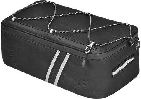 Fahrradsatteltasche - Gepäckträgertasche, Mountainbike-Hecktasche, Fahrrad-Camelbag-Ausrüstung, Fahrradsitztasche, Fahrradträger - wasserdichte 8L-Kapazität. Reflektierende Fahrräder Rücksitz des Satt