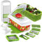 TAVIALO Gourmet Mandolina de Cocina Profesional para Cortar Verduras con Recipiente de Vidrio - Rebanadora y Ralladora Manual para Verduras, Patatas y Frutas