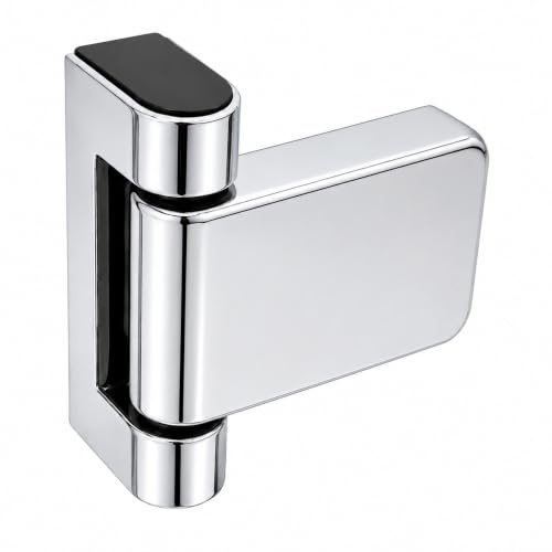 UAP 3D Adjustable T Flag Axis Door Hinges - High Security for All External uPVC Doors - Universal, Non-Handed Design for Optimal Functionality and Versatile Installation (23mm Rebate, Chrome)