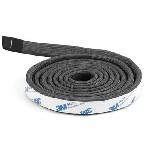 BBQ-Toro Kamado Dichtungsband für Ø 32 cm Kamado | 2 Meter x 20 mm | Glasfaser Drahtgitter-Dichtungssatz, Drahtgitterdichtungsset, Hochtemperatur Fiberglasdichtung Kamado Grill, Ersatzdichtung
