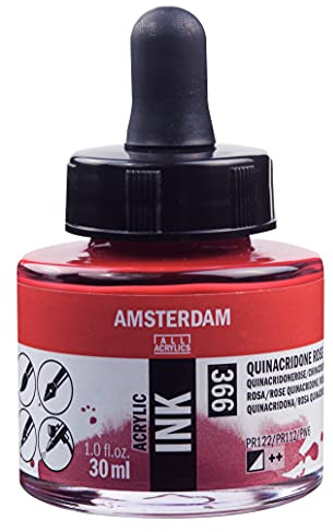 Amsterdam 17203660 Acryltinte QUINA, Quinacridon-Rose, Einheitsgröße
