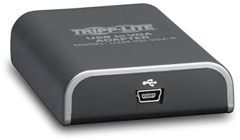 Eaton TrippLite by USB 2.0 zu VGA Dual-Monitor Adapter, 128 MB SDRAM, 1920 x 1080 (1080p) @ 60 Hz (U244-001-VGA-R)