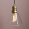 Yosoan Lighting Industrial Vintage Pendant Light Fittings Clear lampshade, Loft Bar Edison Hanging Ceiling Lights Decorative Lighting for for Kitchen Island Living Room Bedroom Dining Room