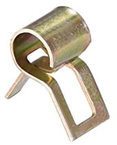 sourcing map 100 Stück Vakuumschlauchklemme Niederdruckluftklemme 5mm 3/16 Zoll Federband Typ Aktion Kraftstoff/Silikon