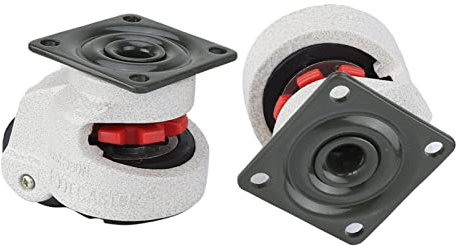 4 stücke Rollen Nylon Aluminiumlegierung Industrielle Maschine Nivellierung Nachlauf GD-40F