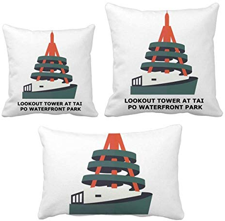 DIYthinker Hong Kong Tai Po Waterfront Park Werfen Kissen Set Einfügen Kissen Abdeckung Home Sofa Dekor Geschenk