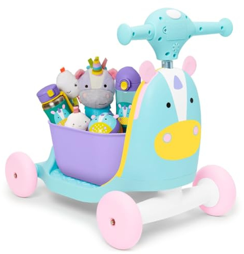 Skip Hop Mitwachsender 3-in-1 Roller Einhorn mit Licht und Sound, ab 12 Monaten