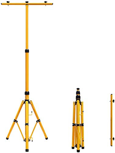 HYGRAD® LED Flood Light Tripod Stand Portable Work Site Floodlight Telescopic Tripod UK