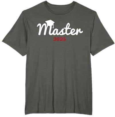 Master Hut 2025 Abschluss Geschenk Mastertitel Student T-Shirt