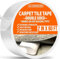 Carpet Tile Tape Double Sided Extreme Strength Commercial Grade 2 in x 90 ft Flooring Adhesive Works On Any Backing Type Carpeting Rugs Vinyl Laminate Rubber Turf Athletic Mat Floor, White