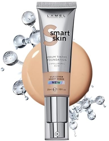 Lamel Smart Skin Serum Tinted Foundation - Moisturised, Smooth and Uniform Skin - Serum & Foundation - Cruelty-free - Ivory N. 403