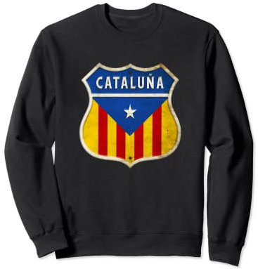 Cataluña España Escudo Banderas / Regalo Sudadera