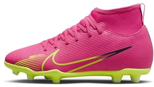 Nike JR Superfly 9 Club FG/MG Fussballschuh PINK Blast/Volt-Gridiron 33