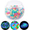 500Pcs Piedras Luminosas Piedras Luminosas de Colores Piedras Decorativas Guijarros Luminosos Piedras de Jardín para Caminos,Acuarios,Plantas en Maceta (Color Mezclado)