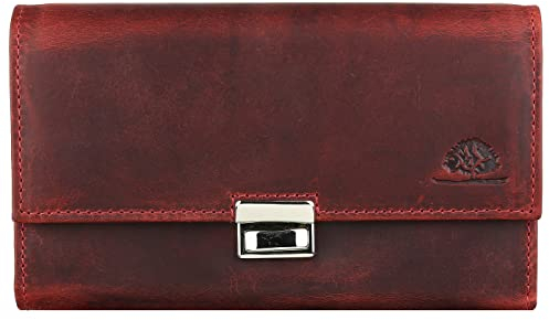 Greenburry Vintage Kellnerbörse Leder rusty red