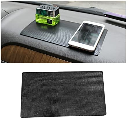 CGEAMDY Antirutschmatte Auto Armaturenbrett Klebematte, PVC Handy Anti Rutsch Pad, Anti-Rutsch-Armaturenbrett Matte für Handy Sonnenbrille Schlüssel etc (Quadrate)