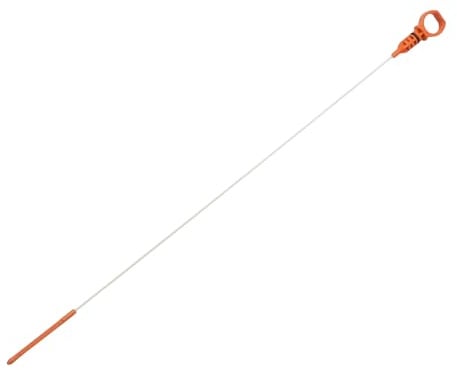 QUARKZMAN Ölmessstab Für Peugeot Partner 2004-2015 1 Stück | Metall, Kunststoff, Orange, Beige, 59,5 x 2,9 cm, Direkter Austausch, Keine Modifikationen, Ölstand Messen
