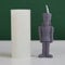 Duqulle Christmas Nutcracker Candle Molds, Nutcracker Soldier Silicone Candle Mold,Christmas Silicone Resin Epoxy Mould Nutcracker Chocolate Candle Soap Making Molds