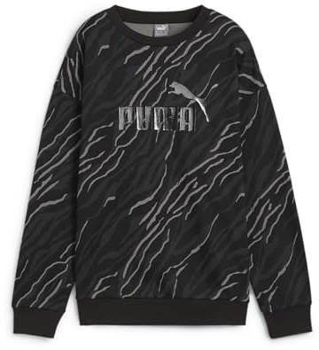 Puma Damen ESS+ Animal AOP Crew FL Sweat (1er Pack)