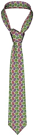 Segur Herren Krawatten Ostern Zentangle Eier Boho Ethnische Krawatte Mode Krawatte Täglich Tragen Krawatten Für Männer, Siehe Abbildung, One size